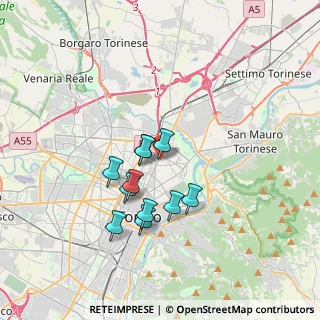 Mappa Via Monte Nero, 10154 Torino TO, Italia (2.87636)