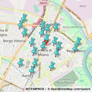 Mappa Via Monte Nero, 10154 Torino TO, Italia (0.9335)