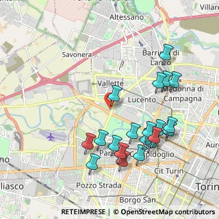 Mappa Via Pietro Cossa, 10151 Torino TO, Italia (2.12)