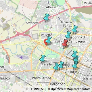 Mappa Via Pietro Cossa, 10151 Torino TO, Italia (2.22833)
