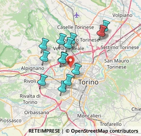 Mappa Via Pietro Cossa, 10151 Torino TO, Italia (5.775)