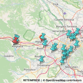 Mappa Via Riccardo Arnò, 10091 Alpignano TO, Italia (10.29)