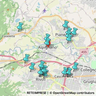 Mappa Via Arno, 10091 Alpignano TO, Italia (2.33211)