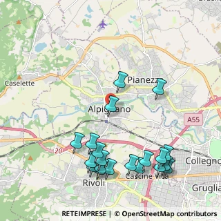 Mappa Via Arno, 10091 Alpignano TO, Italia (2.462)