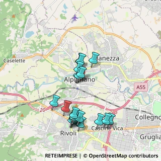 Mappa Via Arno, 10091 Alpignano TO, Italia (1.8175)