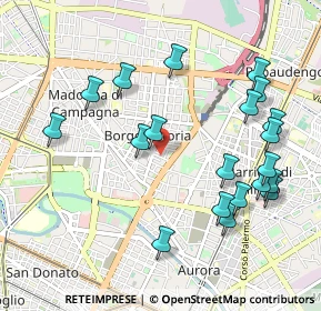 Mappa Via Privata Fontanella, 10147 Torino TO, Italia (1.1)