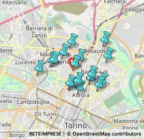 Mappa Via Privata Fontanella, 10147 Torino TO, Italia (1.26059)