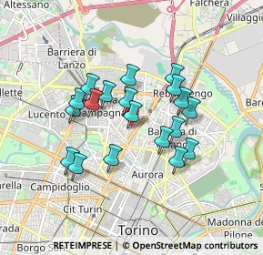Mappa Via Privata Fontanella, 10147 Torino TO, Italia (1.45368)