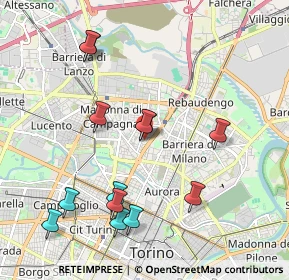 Mappa Via Privata Fontanella, 10147 Torino TO, Italia (2.14615)