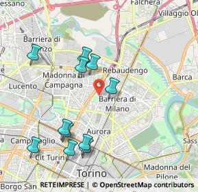 Mappa Piazza Ghirlandaio, 10155 Torino TO, Italia (2.06091)