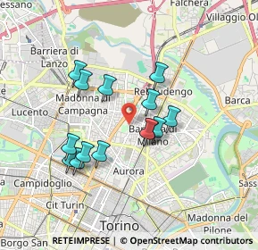 Mappa Piazza Ghirlandaio, 10155 Torino TO, Italia (1.49429)