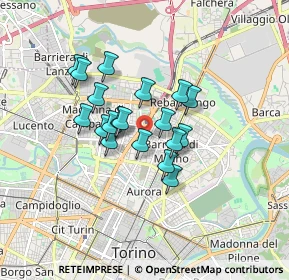 Mappa Piazza Ghirlandaio, 10155 Torino TO, Italia (1.25211)