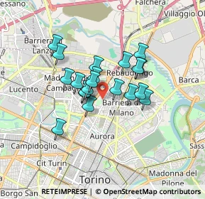 Mappa Piazza Ghirlandaio, 10155 Torino TO, Italia (1.261)