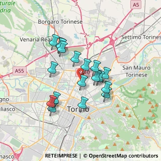 Mappa Piazza Ghirlandaio, 10155 Torino TO, Italia (2.96056)