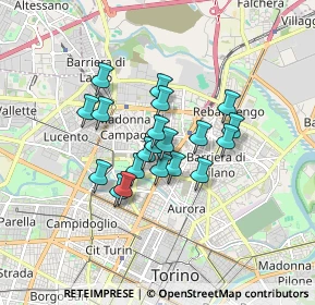 Mappa Via Vibo' Michele Antonio, 10147 Torino TO, Italia (1.211)