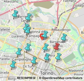 Mappa Via Vibo' Michele Antonio, 10147 Torino TO, Italia (2.09071)