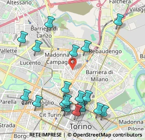 Mappa Via Vibo' Michele Antonio, 10147 Torino TO, Italia (2.37)