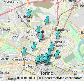 Mappa Via Vibo' Michele Antonio, 10147 Torino TO, Italia (1.8595)