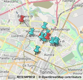 Mappa Via Vibo' Michele Antonio, 10147 Torino TO, Italia (1.06167)