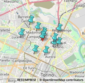 Mappa Via Vibo' Michele Antonio, 10147 Torino TO, Italia (1.14417)