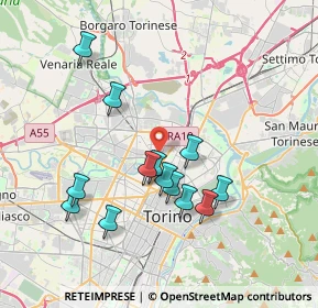 Mappa Via Vibo' Michele Antonio, 10147 Torino TO, Italia (3.49154)