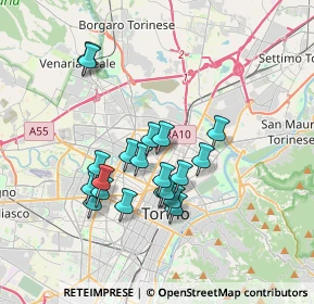 Mappa Via Vibo' Michele Antonio, 10147 Torino TO, Italia (3.09)