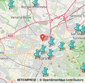 Mappa Via Vibo' Michele Antonio, 10147 Torino TO, Italia (5.63385)