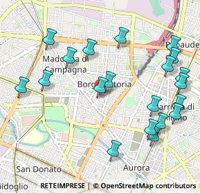 Mappa Piazza della Vittoria, 10147 Torino TO, Italia (1.1835)