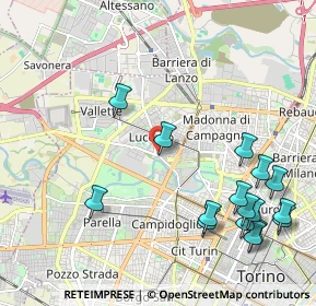 Mappa Via Verolengo, 10100 Torino TO, Italia (2.57375)