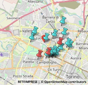 Mappa Via Verolengo, 10100 Torino TO, Italia (1.456)