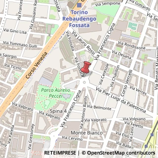 Mappa Via fossata 21, 10155 Torino, Torino (Piemonte)