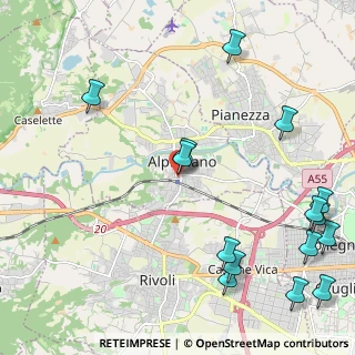 Mappa Piazza Robotti, 10091 Alpignano TO, Italia (2.95533)