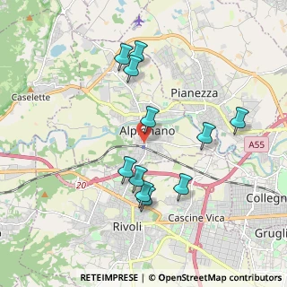 Mappa Piazza Robotti, 10091 Alpignano TO, Italia (1.83636)