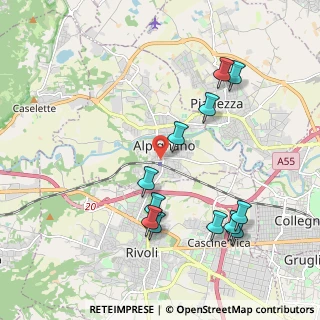 Mappa Piazza Robotti, 10091 Alpignano TO, Italia (2.13167)