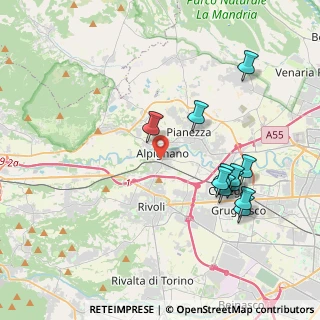 Mappa Piazza Robotti, 10091 Alpignano TO, Italia (4.05455)