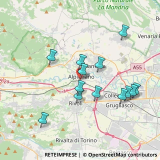 Mappa Piazza Robotti, 10091 Alpignano TO, Italia (3.78077)
