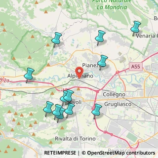 Mappa Piazza Robotti, 10091 Alpignano TO, Italia (4.68917)