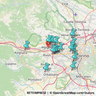 Mappa Piazza Robotti, 10091 Alpignano TO, Italia (6.168)