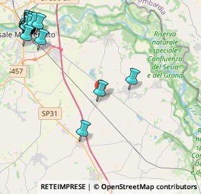 Mappa 15032 Borgo San Martino AL, Italia (6.56722)