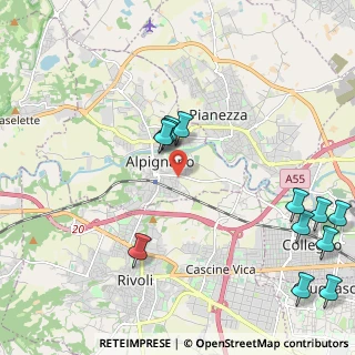 Mappa Via G. Garibaldi, 10091 Alpignano TO, Italia (2.70333)