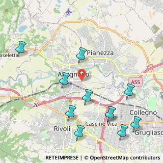 Mappa Via G. Garibaldi, 10091 Alpignano TO, Italia (2.51636)