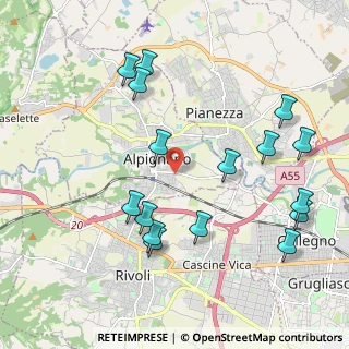 Mappa Via G. Garibaldi, 10091 Alpignano TO, Italia (2.2725)