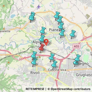 Mappa Via G. Garibaldi, 10091 Alpignano TO, Italia (2.07313)
