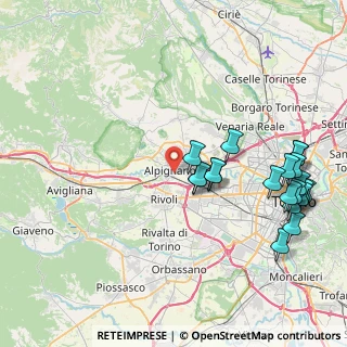 Mappa Via G. Garibaldi, 10091 Alpignano TO, Italia (9.5215)