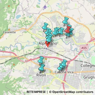 Mappa Via Cesare Battisti, 10091 Alpignano TO, Italia (1.6345)