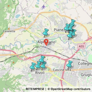 Mappa Via Cesare Battisti, 10091 Alpignano TO, Italia (2.32583)