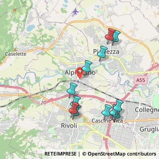 Mappa Via Cesare Battisti, 10091 Alpignano TO, Italia (2.10333)