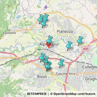 Mappa Via Cesare Battisti, 10091 Alpignano TO, Italia (1.83)