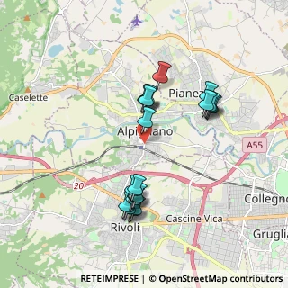 Mappa Via Cesare Battisti, 10091 Alpignano TO, Italia (1.7475)
