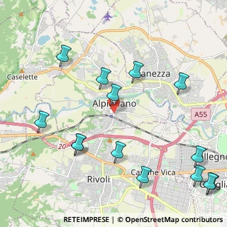 Mappa Via Cesare Battisti, 10091 Alpignano TO, Italia (2.67929)